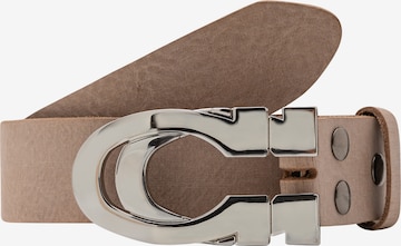 RETTUNGSRING by showroom 019° Belt 'Gump' in Brown: front