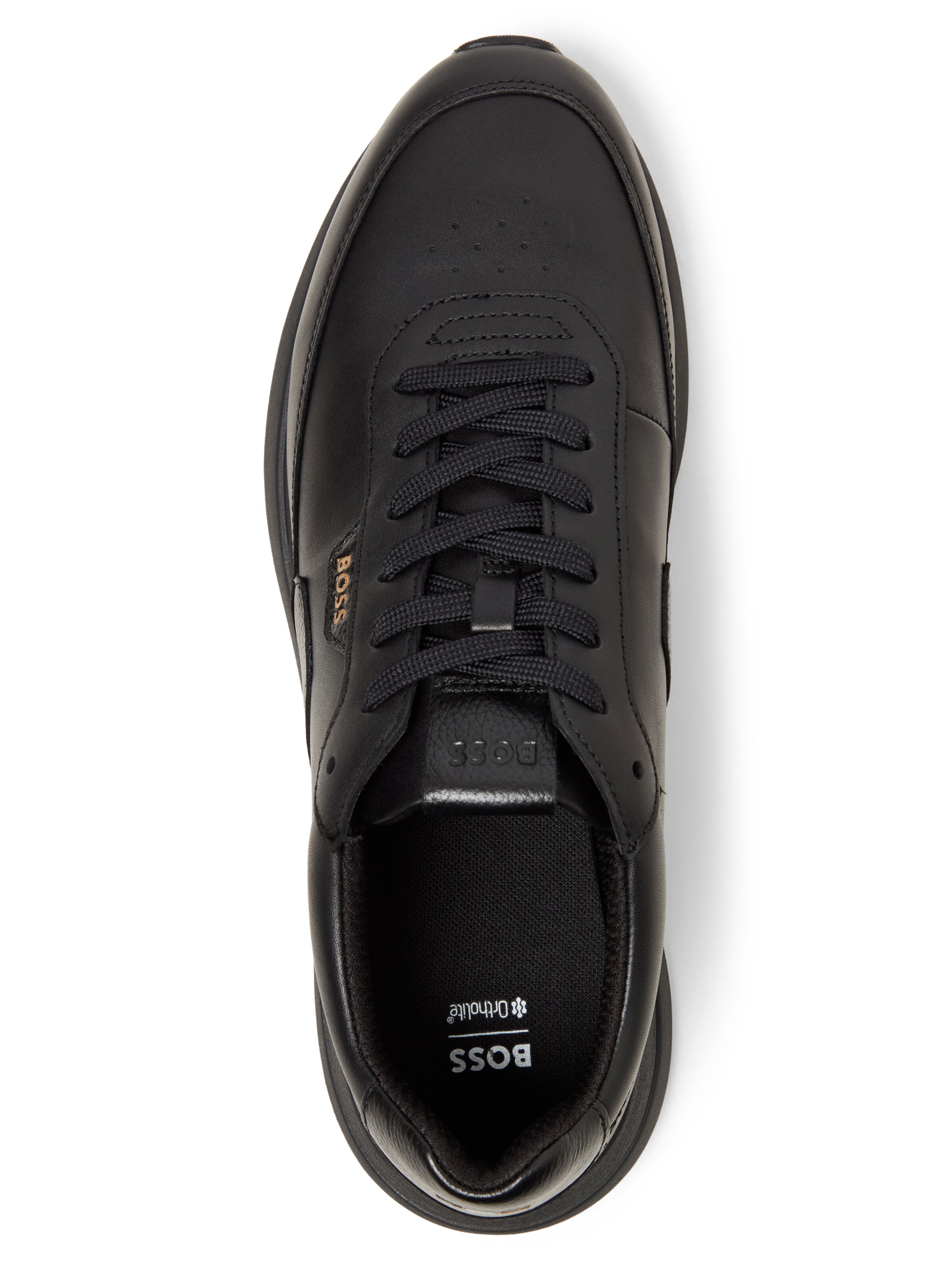 BOSS Platform trainers in Black