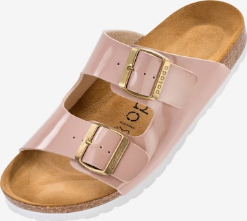 Palado Pantolette 'Palado Korfu Lack' in Pink: Vorderseite