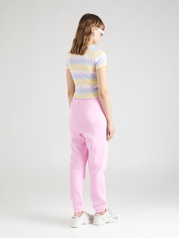 PIECES Tapered Pants 'CHILLI' in Pink