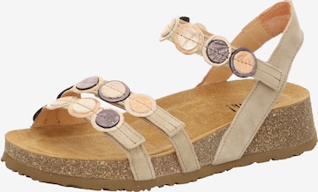THINK! Strap Sandals 'KOAK DAMEN' in Beige: front