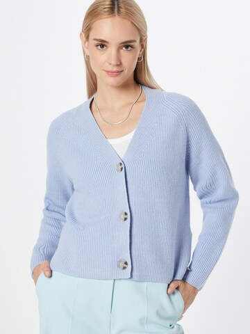 TOM TAILOR DENIM Knit Cardigan in Blue: front