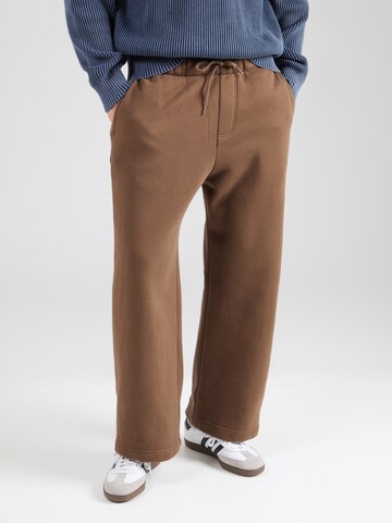 HOLLISTER - Loosefit Pantalón en marrón: frente