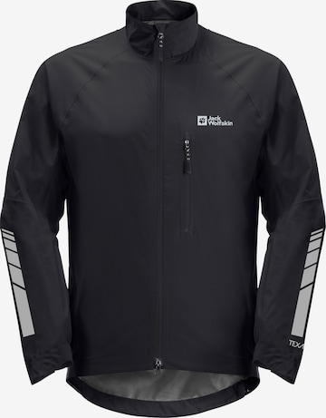 Veste de sport JACK WOLFSKIN en noir : devant