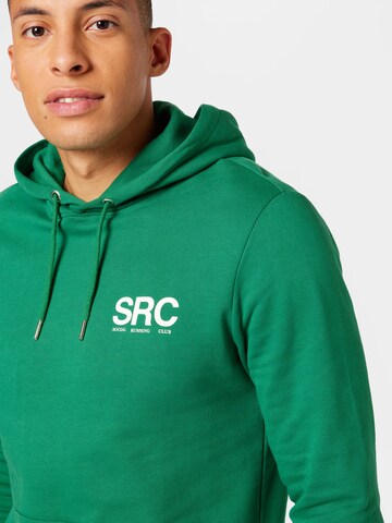 Only & Sons Sweatshirt 'RUNNING LIFE' in Green