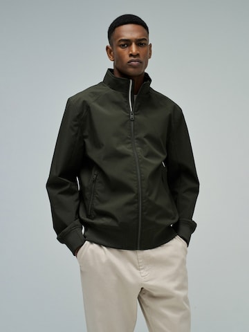 Salsa Jeans Tussenjas in Groen: voorkant