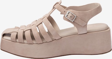 Sandales à lanières 'VEGA FRAME' LLOYD en beige : devant