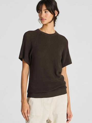 Gai+Lisva Shirt 'Karen' in Braun: Vorderseite