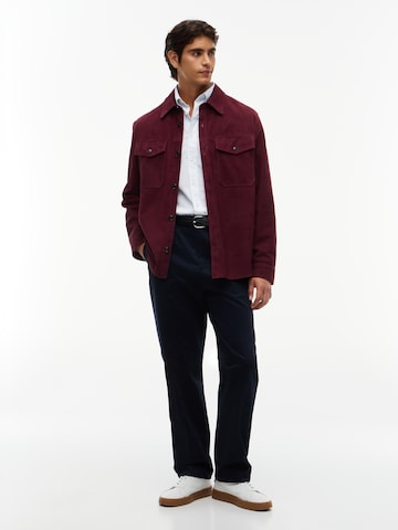 TOMMY HILFIGER Regular fit Риза 'FLEX' в синьо