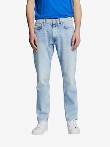 ESPRIT Tapered Jeans in Blauw: voorkant