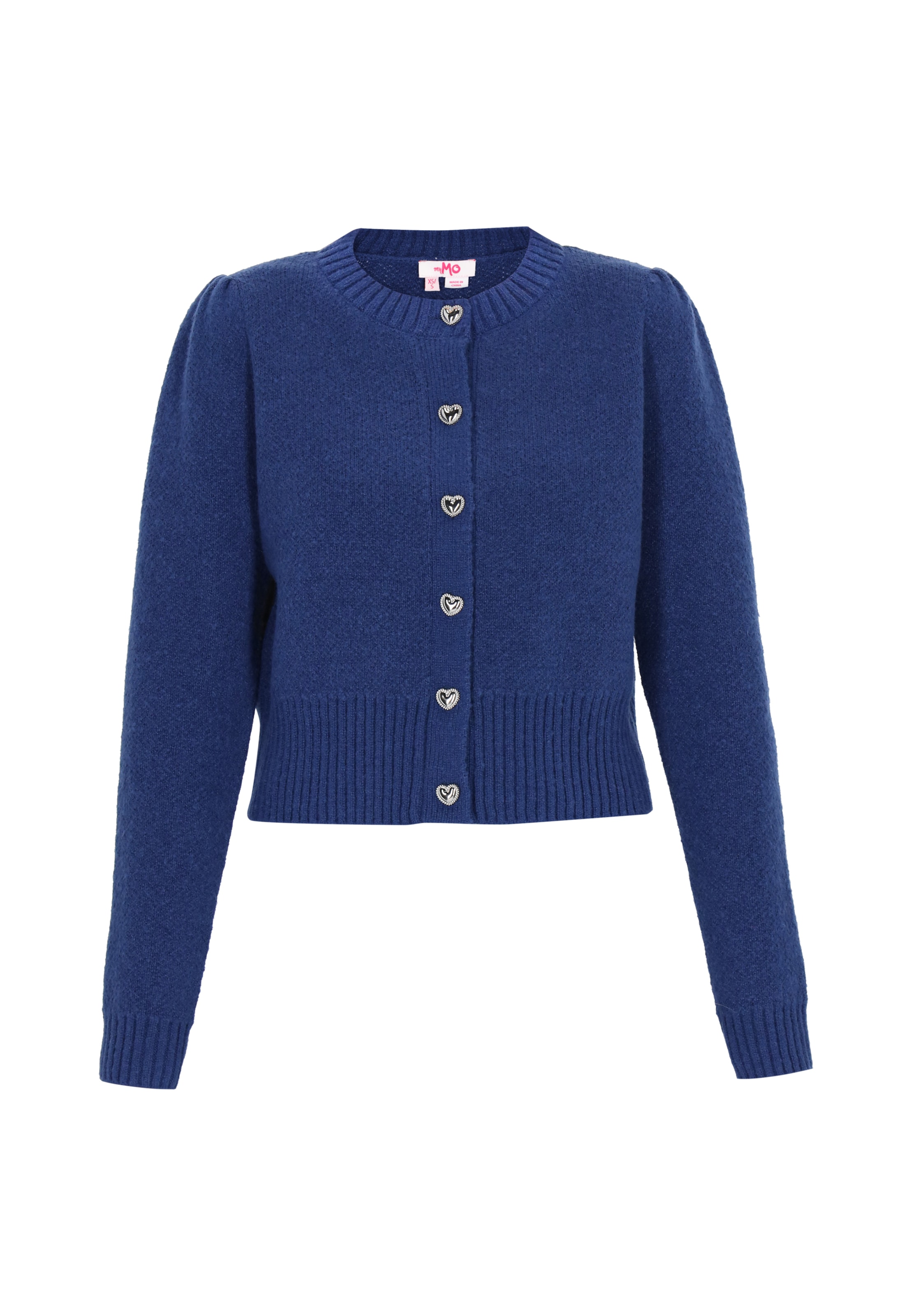 MYMO Kardigán - kék: elől