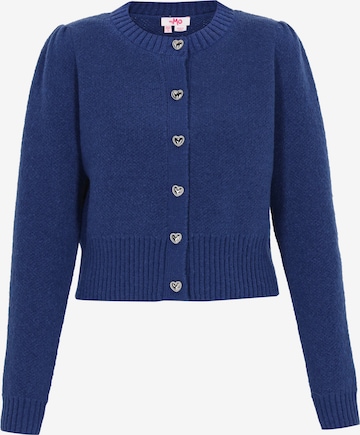 Cardigan MYMO en bleu : devant