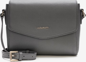 Lazarotti Crossbody Bag in Grey: front