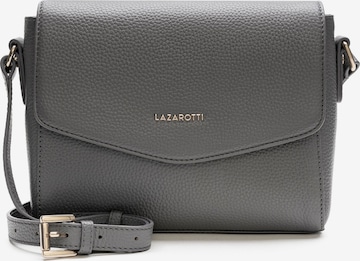 Lazarotti Crossbody Bag in Grey: front