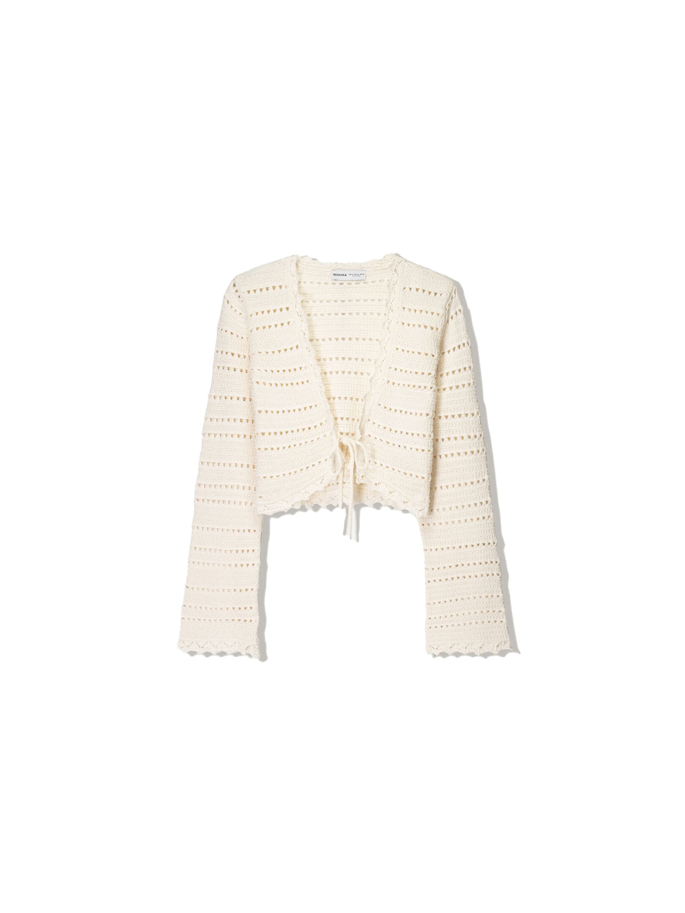 Bershka Cardigan i beige: forside