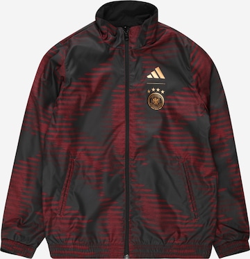 ADIDAS PERFORMANCE Athletic Jacket 'Germany Anthem' in Black: front