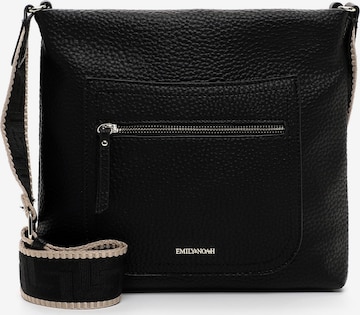 Sac bandoulière 'Heidi' Emily & Noah en noir : devant