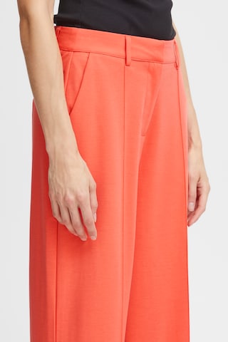 Wide Leg Pantalon 'IHKate' ICHI en orange