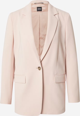 Blazer 'Jocaluah' BOSS en rose : devant