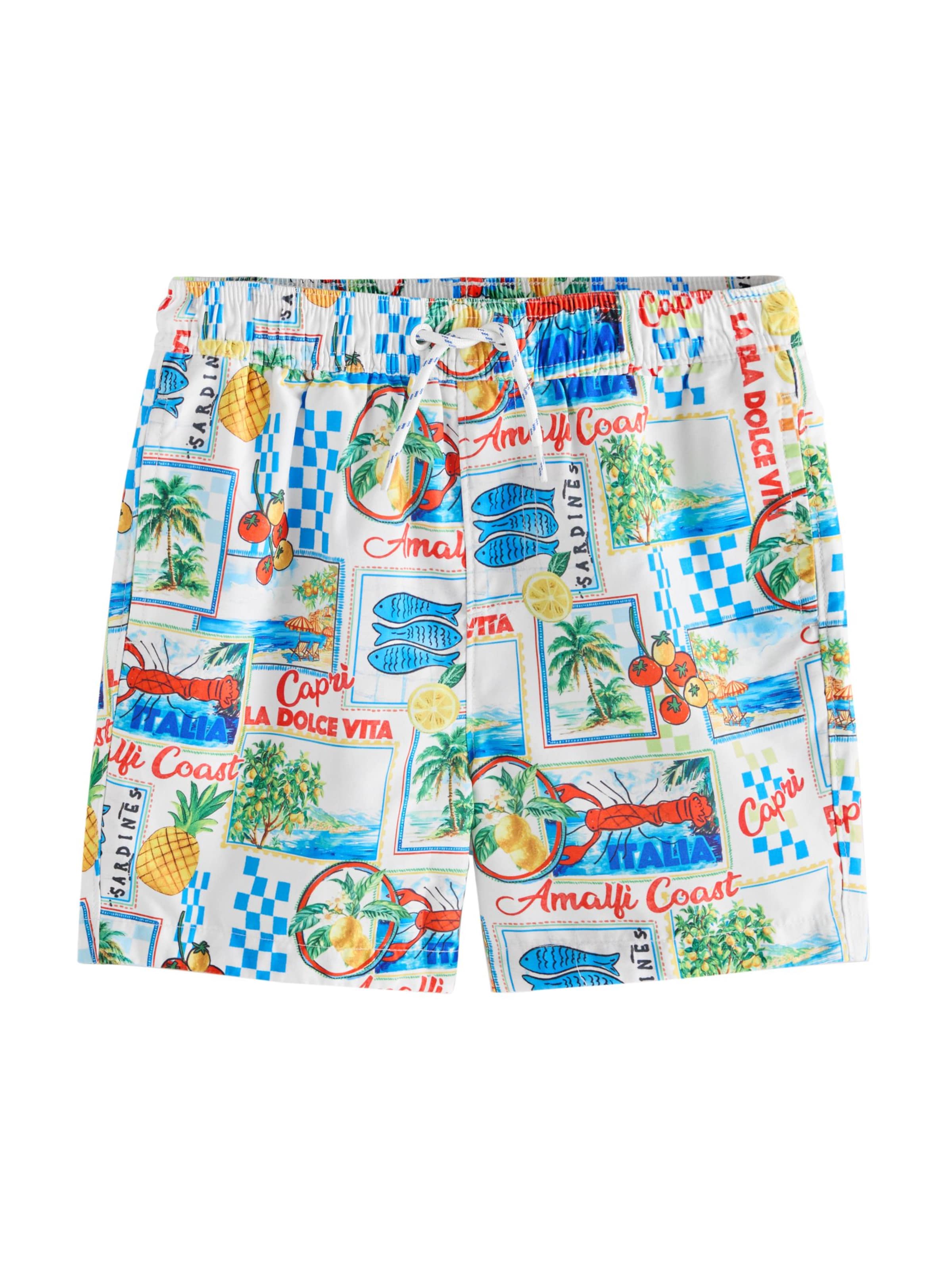 Shorts de bain Next en blanc : devant