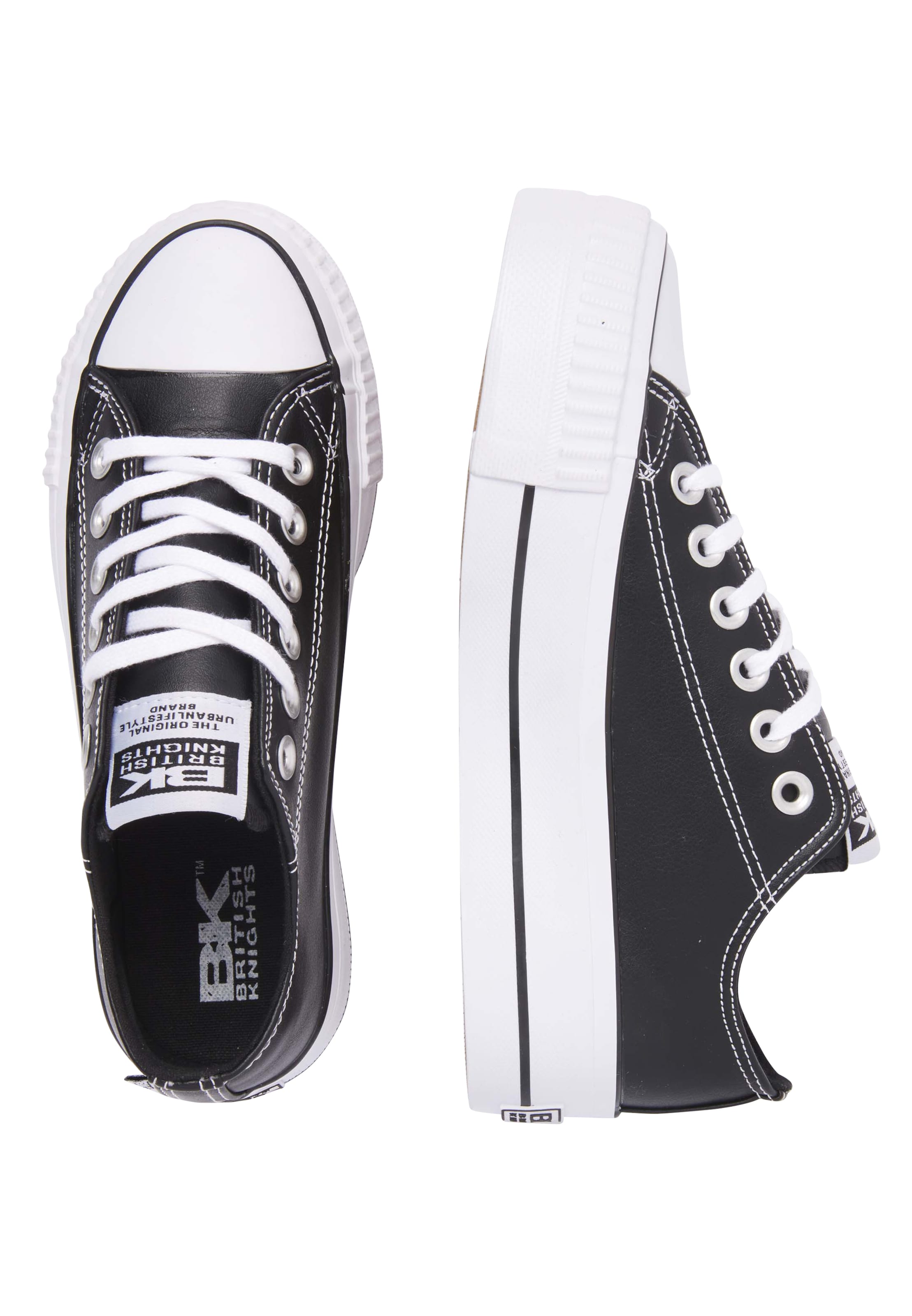 BRITISH KNIGHTS Platform trainers 'KAYA' in Black