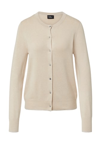s.Oliver BLACK LABEL Knit cardigan in Beige: front