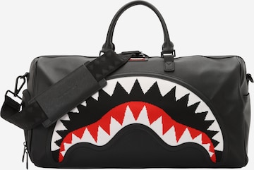 Sprayground - Bolsa de fin de semana 'MOUTH' en negro: frente