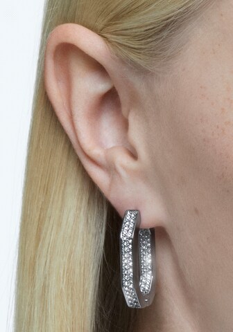 Boucles d'oreilles 'Dextera' Swarovski en argent