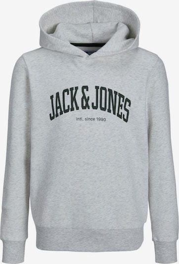 Jack & Jones Junior Sweatshirt 'JOSH' i gråmelerad / svart, Produktvy