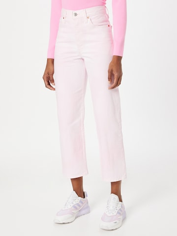 Regular Jeans 'Ribcage Straight Ankle' de la LEVI'S ® pe roz: față