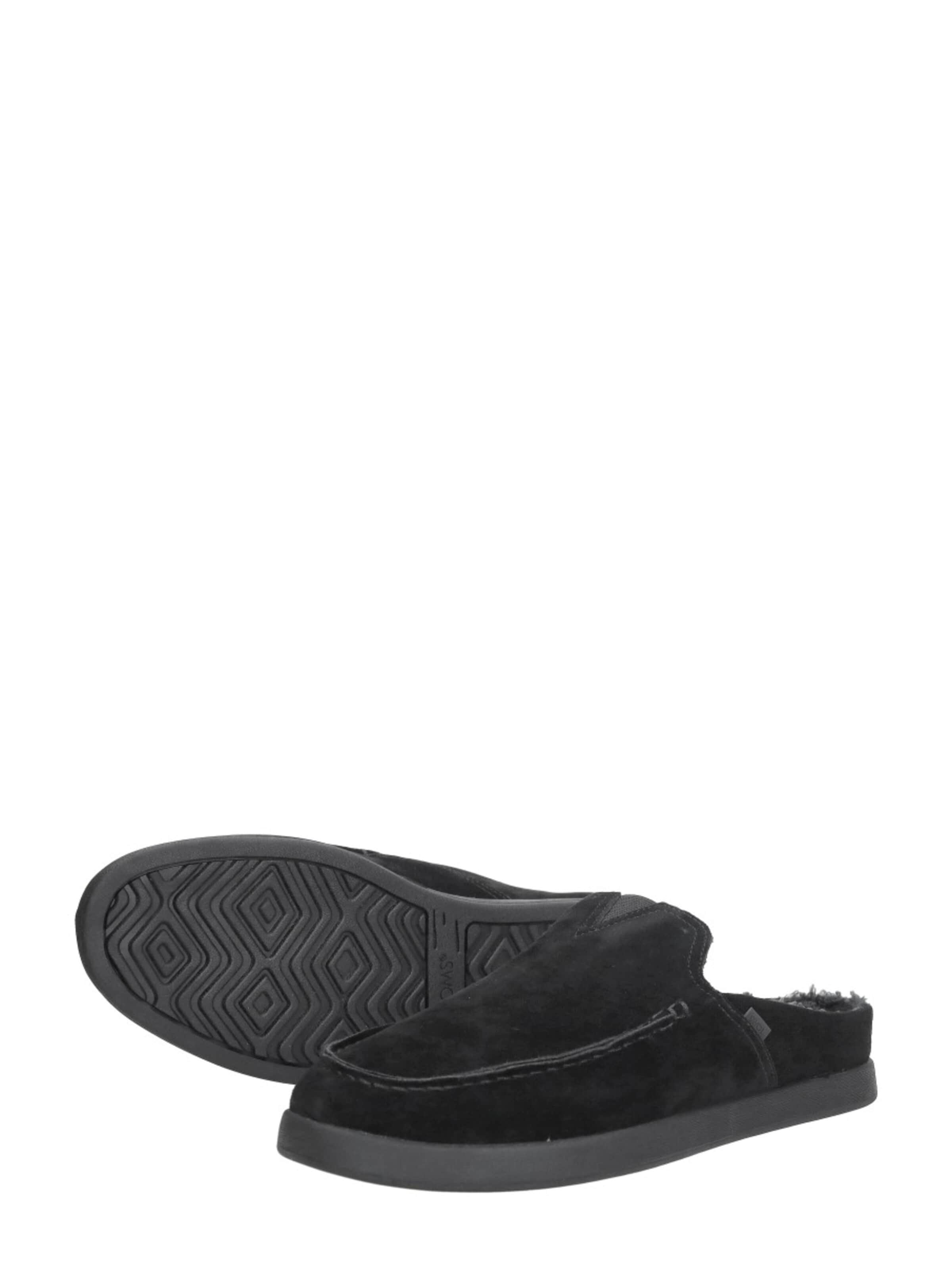 TOMS Huisschoen 'Alonso Mule' in Zwart