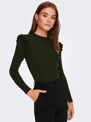 Pull-over 'Sia Sally' ONLY en vert : devant