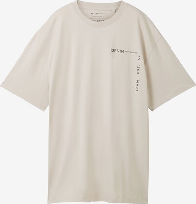 TOM TAILOR DENIM T-Shirt en crème / pétrole / violet / noir, Vue avec produit
