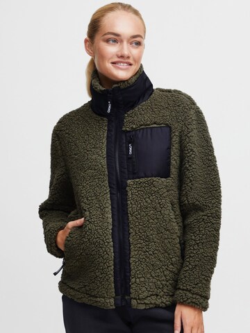 Oxmo - Chaqueta polar 'Elin' en verde: frente