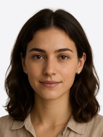 Sofia Milani Ohrringe 'Lizard'‌‌‌‌‌‌‌‌‌‌ in Gold: Vorderseite