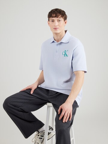 Calvin Klein Jeans - Camiseta en azul: frente