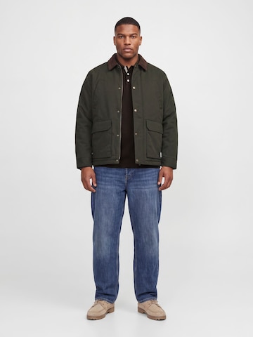 Jack & Jones Plus Shirt 'JPRBLUalves' in Bruin