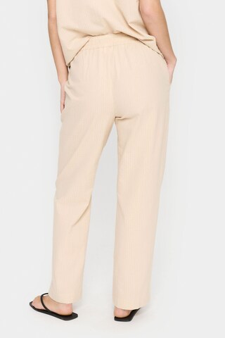 SAINT TROPEZ Loosefit Broek 'Elmiko' in Beige