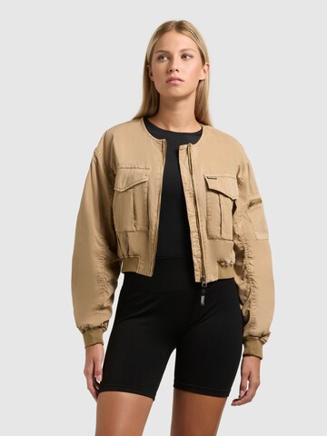 Veste mi-saison khujo en beige