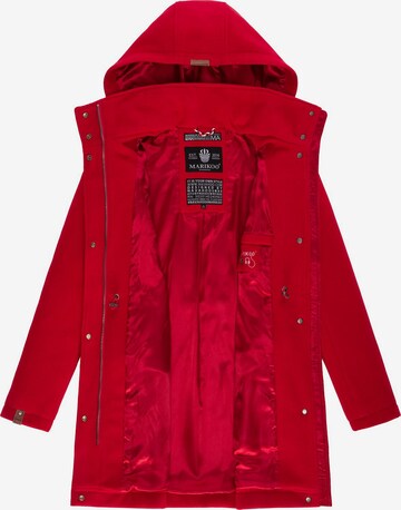 MARIKOO Between-seasons coat in Red