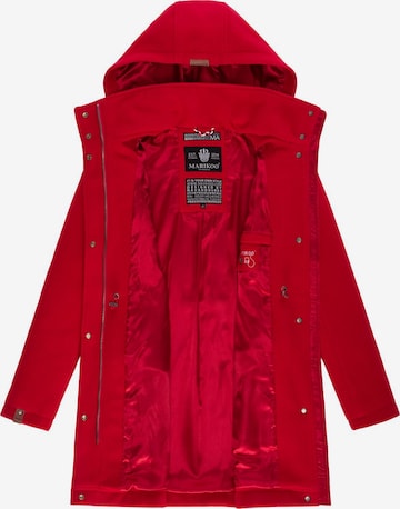 MARIKOO Between-Seasons Coat in Red