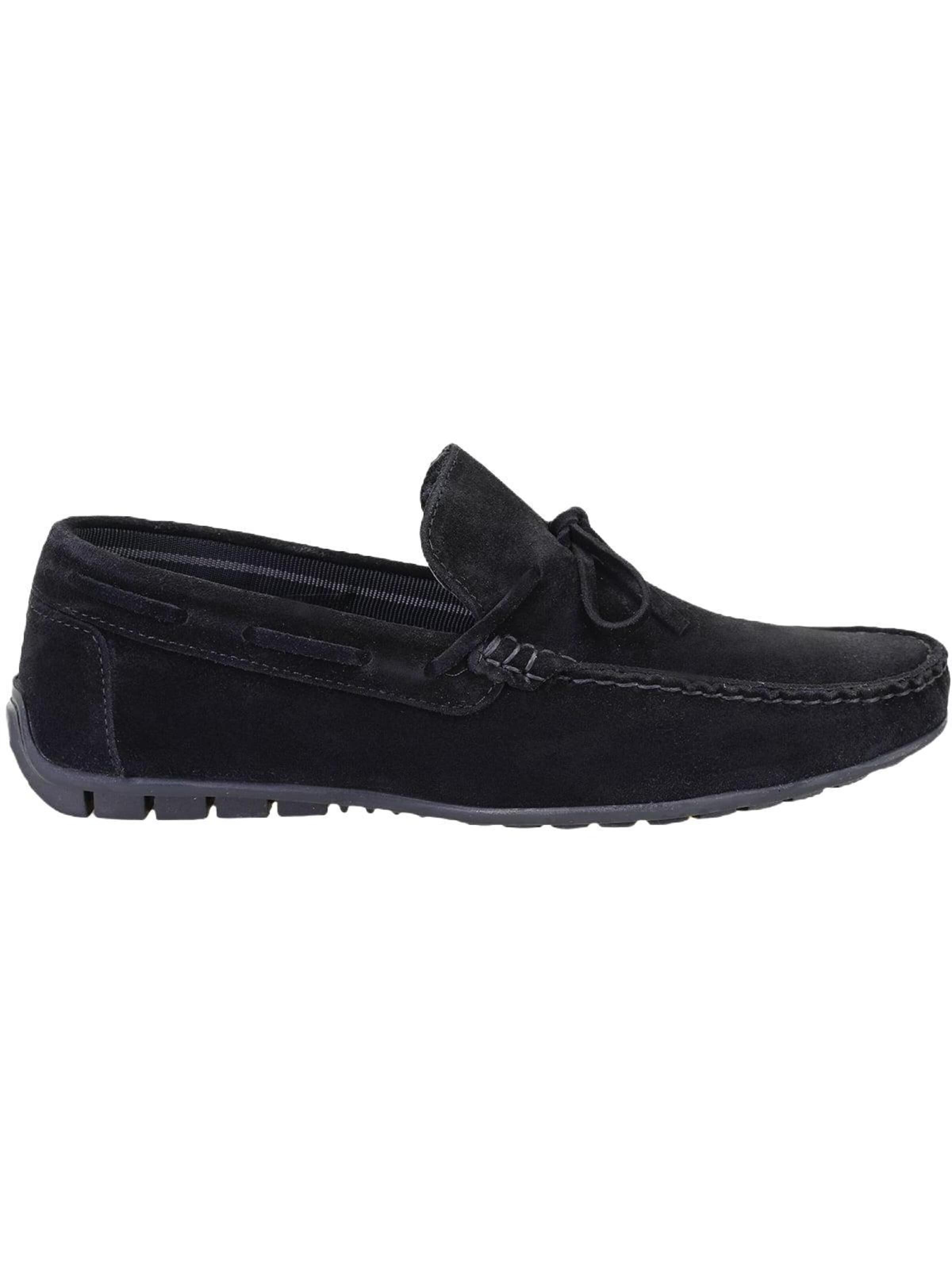Desa Moccasins 'Slip-Ons' in Black