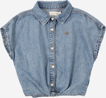 mėlyna Calvin Klein Jeans Palaidinė: priekis