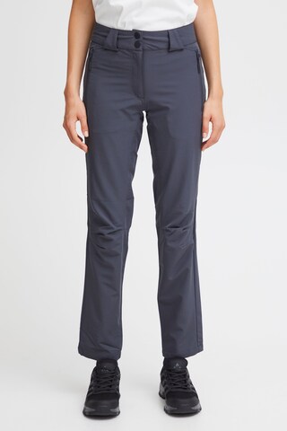 North Bend Regular Cargo Pants 'Gerda' in Blue: front