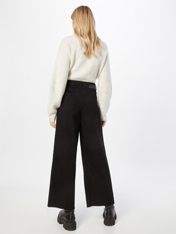 FIVEUNITS Wide Leg Jeans 'Abby' in Schwarz