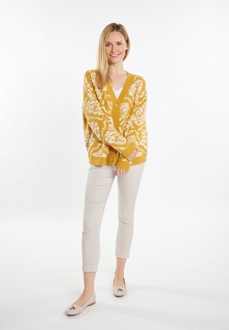 Usha Knit Cardigan in Yellow