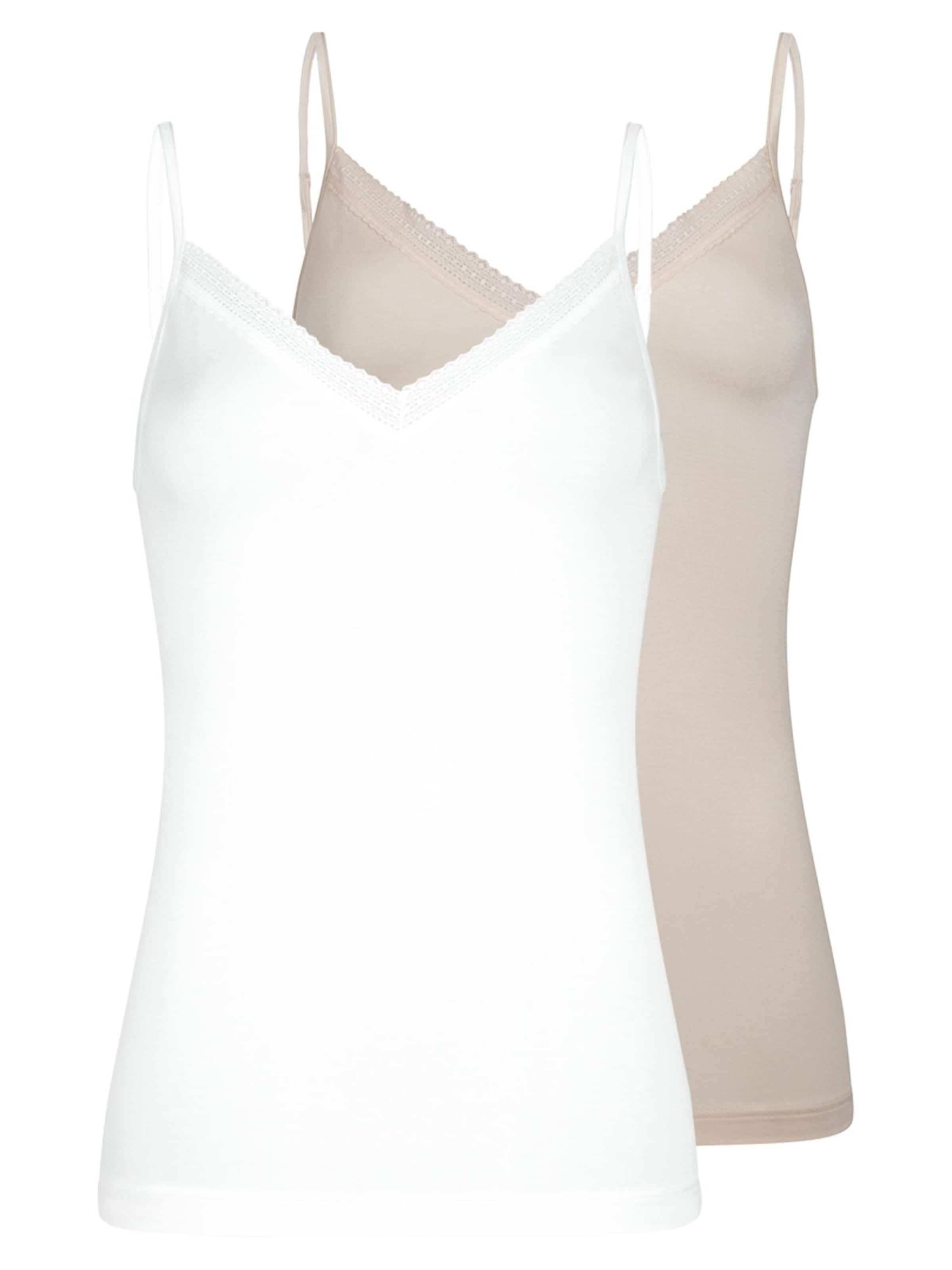 Mey Undershirt 'Modal Lace' in Beige: front
