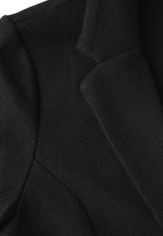 STREET ONE Blazer mit Raffung in Schwarz