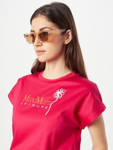 Max Mara Leisure T-Shirt 'BOLIVAR' in Pink