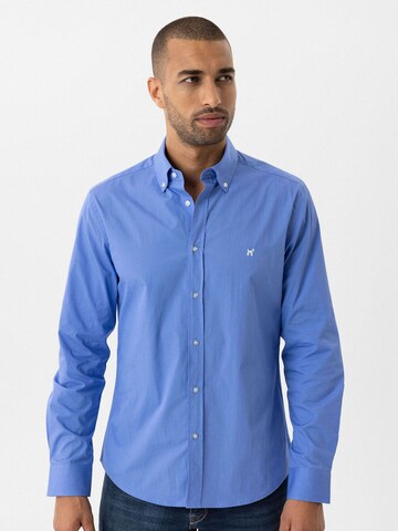 Williot Regular fit Button Up Shirt in Blue